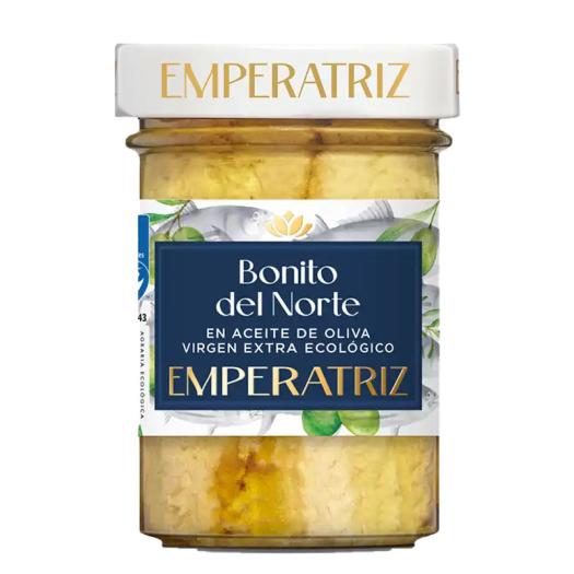 Bonito Bote de Cristal en Aceite de Oliva Emperatriz Bio 180g