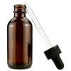 Botella Gotero Frasco de Vidrio Ámbar con Pipeta Cuentagotas 60ml