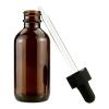 Botella Gotero Frasco de Vidrio Ámbar con Pipeta Cuentagotas 60ml