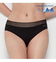 Braga Menstrual Bikini Flujo Moderado Gisela Talla M