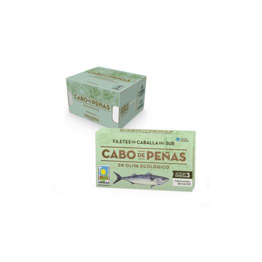 Caballa del Sur en Aceite de Oliva Cabo de Peñas Bio 85g