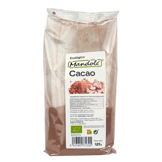 Cacao en Polvo Desgrasado (100% Cacao) Bio 125g