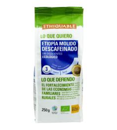 Café Descafeinado Etiopía Molido Ethiquable Bio 250 g