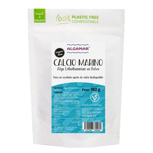 Calcio Marino Lithothamniumen Calcareum en Polvo Algamar Bio 50g