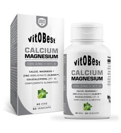 Calcio y Magnesio Vitobest 60 Cápsulas