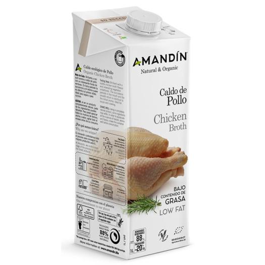 Caldo de Pollo Amandín Bio 1L