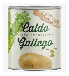 Caldo Gallego PortoMuiños 3 Raciones 800g