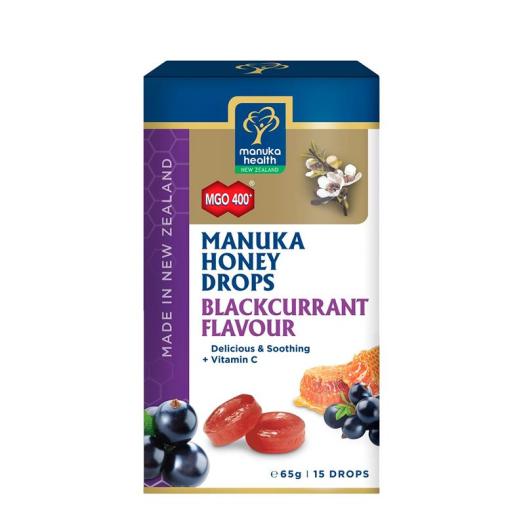Caramelos con Miel de Manuka MGO 400 y Grosella Negra Manuka Health 65g