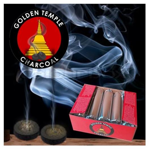 Carbón Golden Temple en Tabletas Tubo 40mm