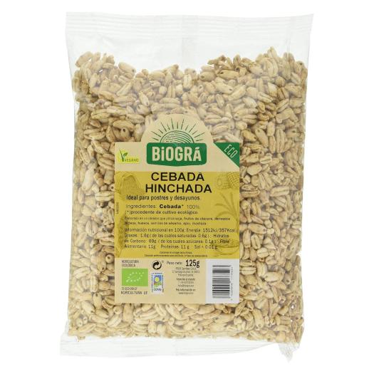 Cebada Hinchada sin Azúcar y sin Miel Bio 125g