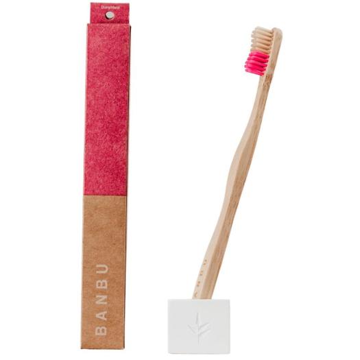Cepillo de Dientes Adulto Duro Rosa Banbu