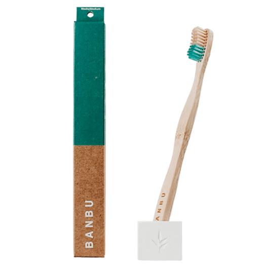 Cepillo de Dientes Adulto Medio Verde Banbu