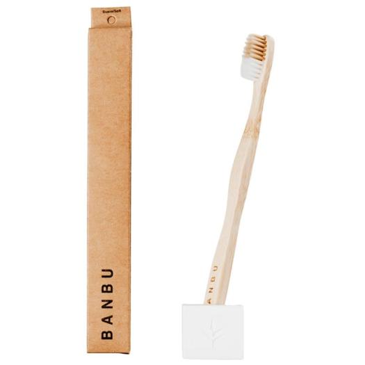 Cepillo de Dientes Adulto Suave Blanco Banbu