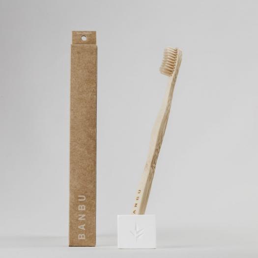 Cepillo de Dientes Adulto Suave Blanco Banbu