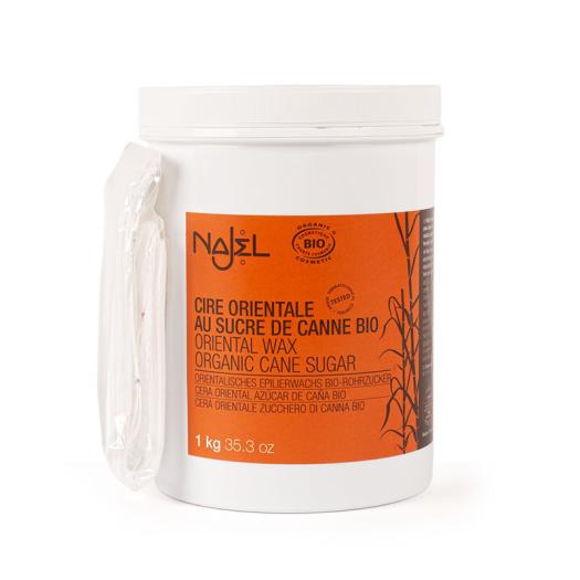 Cera Depilatoria Oriental con Azúcar de Caña Ecológico Najel Bio 1Kg