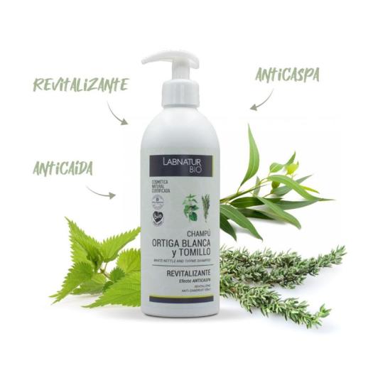 Champú Revitalizante Ortiga Blanca y Tomillo Labnatur Bio 450ml