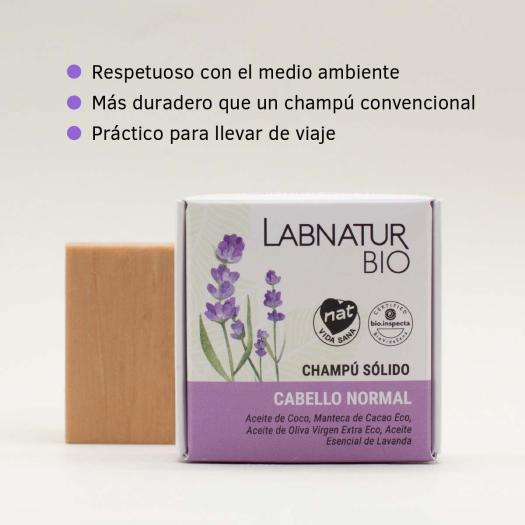 Champú Sólido Cabello Normal Labnatur SYS 75g