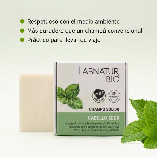 Champú Sólido Cabello Seco Labnatur SYS 75g