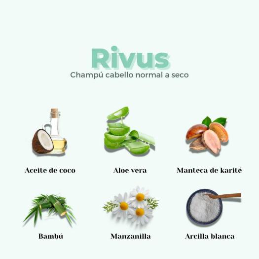 Champú Sólido Rivus para Cabello Normal y Seco Banbu 75g