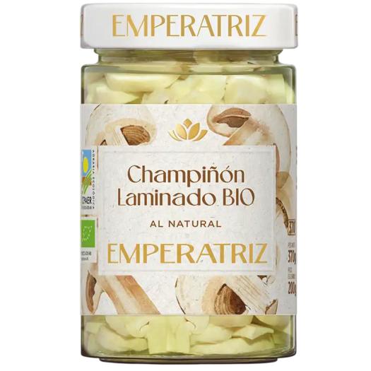 Champiñon Laminado Conserva Cristal Emperatriz Bio 370 ml
