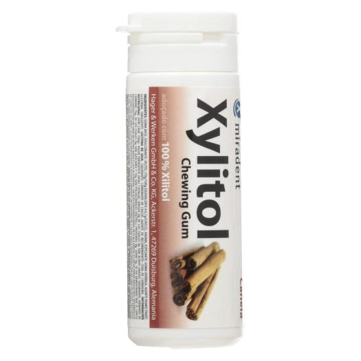 Chicles de Xylitol Sabor Canela Miradent Bote 30uds