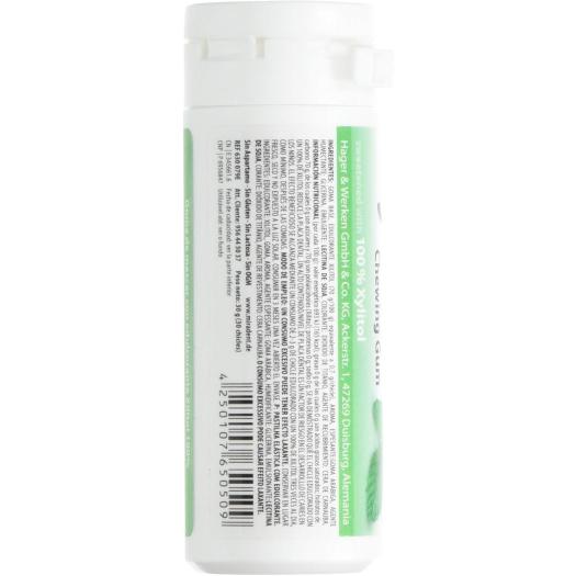 Chicles de Xylitol Sabor Hierbabuena Miradent Bote 30uds