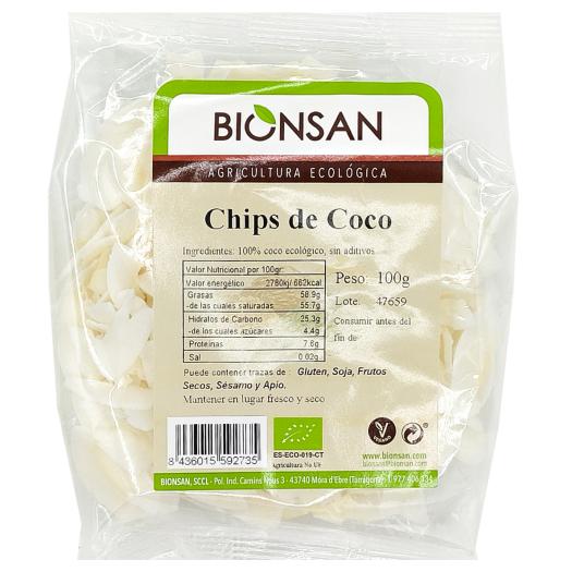 Chips de Coco Bionsan Bio 100g