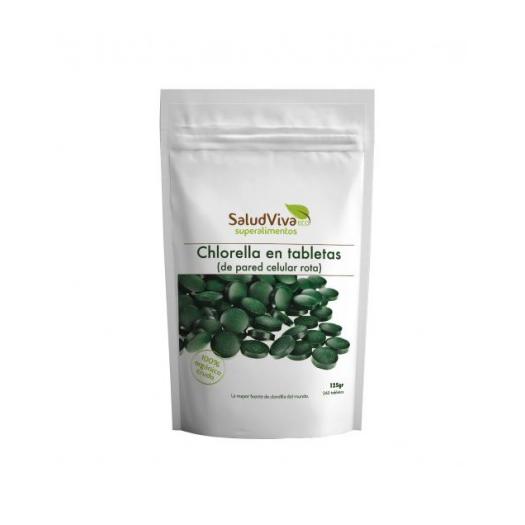 Chlorella en Tabletas Salud Viva Bio 125g 260 Tabletas