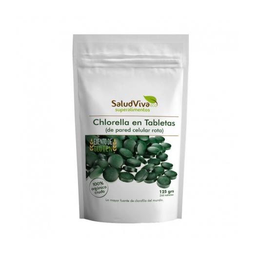 Chlorella en Tabletas Salud Viva Bio 125g 260 Tabletas