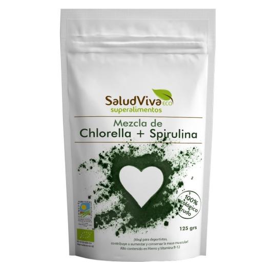 Chlorella y Spirulina Salud Viva Bio 125g