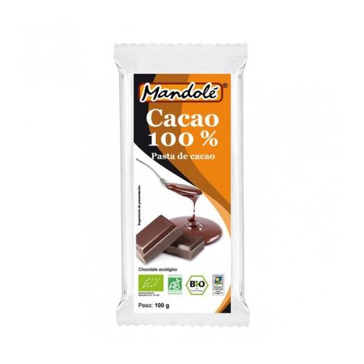 Chocolate Negro 100% Cacao Bio 100g