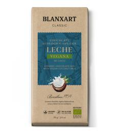 Chocolate Negro 60% con Leche de Coco y Azúcar de Coco Blanxart Bio 75g