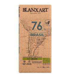 Chocolate Negro Brasil 76% Blanxart Bio 75g