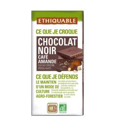 Chocolate Negro con Café y Almendras Ethiquable Bio 100g