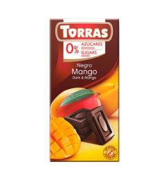 Chocolate Negro con Mango Sin Azúcar Classic Convencional 75g