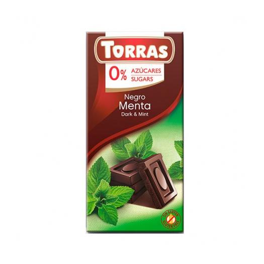 Chocolate Negro con Menta Sin Azúcar Classic Convencional 75g