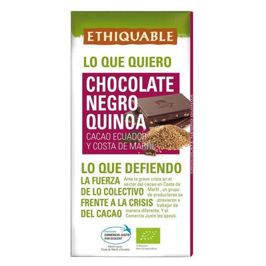 Chocolate Negro con Quinoa Ethiquable  Bio 100g