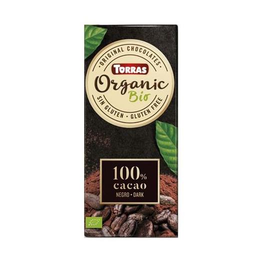 Chocolate Orgánico 100% Cacao Bio 100g