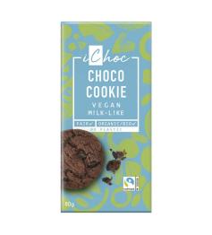 Chocolate Vegano con Galletas de Cacao Bio iChoc 80g