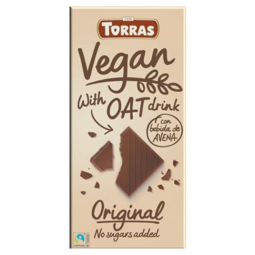 Chocolate Vegano Original con Bebida de Avena 100g
