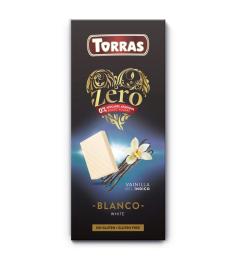 Chocolate ZERO Sin Azúcar Blanco con Vainilla Convencional 150g