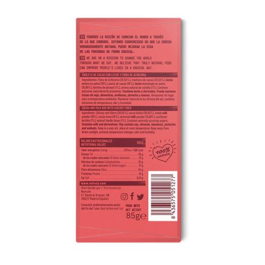 Chocolicious con Leche Natruly 85g