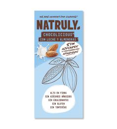 Chocolicious con Leche y Almendra Natruly 85g