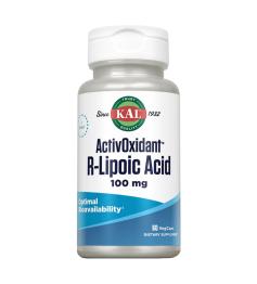 Ácido R-Alfa Lipoico ActivOxidanr R-Lipoic Acid 100mg Kal 60 Vegcaps