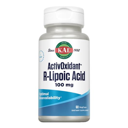 Ácido R-Alfa Lipoico ActivOxidanr R-Lipoic Acid 100mg Kal 60 Vegcaps