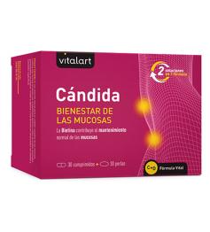 Cándida Bienestar de las Mucosas Vitalart 30 Comprimidos y 30 Perlas