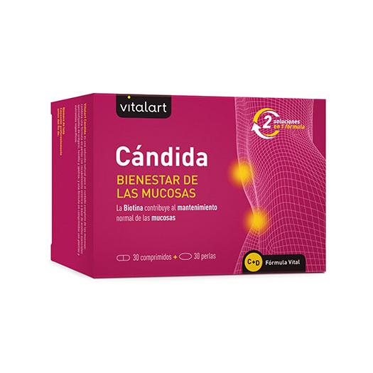 Cándida Bienestar de las Mucosas Vitalart 30 Comprimidos y 30 Perlas