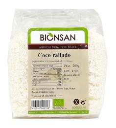 Coco Rallado Bionsan Bio 200g