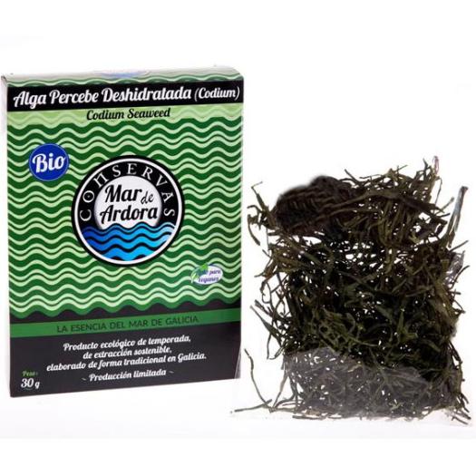 Codium Alga Percebe Deshidratada Bio Mar de Ardora 30g