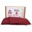 Cojín Dolor Menstrual con Funda Granate Aromedi 20x30cm